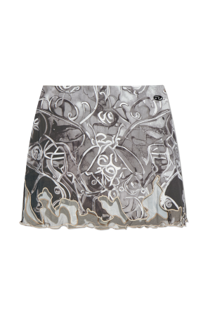 【関税&送料込】Balmain Monogram Skirt Balmain Striped Balmain Jacquard Mini Skirt | Neiman Marcus